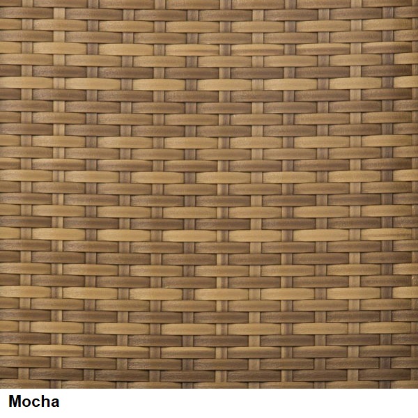 Saddleback Resin Wicker Loveseat by Woodard - Image 5